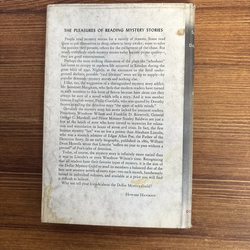 Shroud of Darkness E.C.R. Lorac 1954 Book Club Edition HC Mystery w Dust Jacket